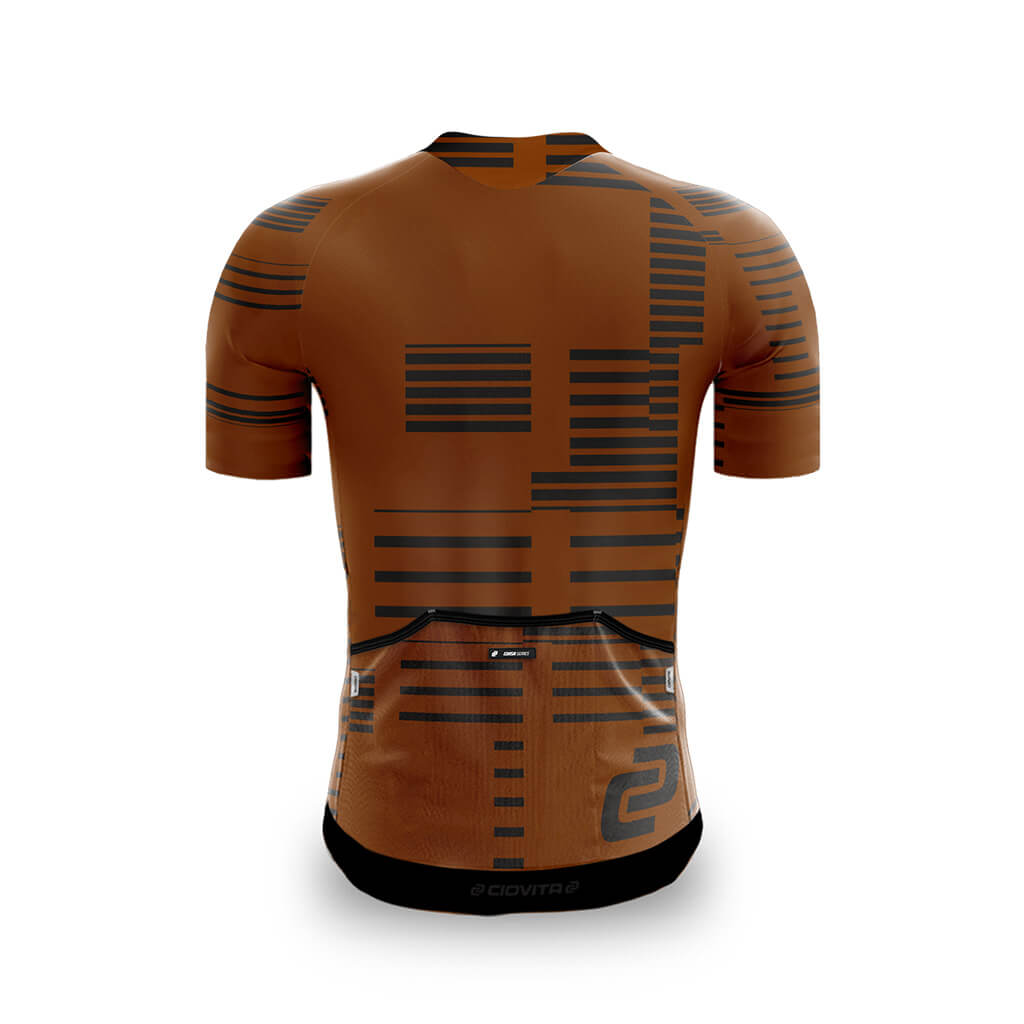 Men&#39;s Strisce Corsa Race Fit 2.0 Jersey (Rust)