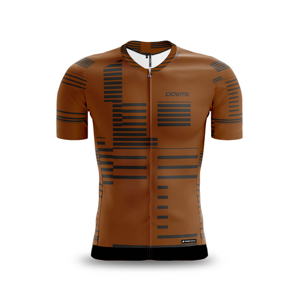 Men&#39;s Strisce Corsa Race Fit 2.0 Jersey (Rust)