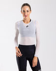 Women's DriRelease Long Sleeve Baselayer (White)