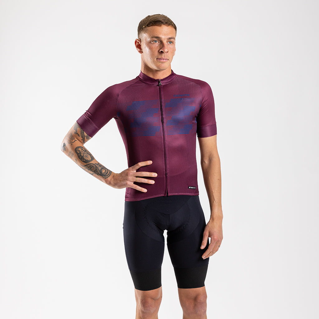 Men&#39;s Etape Sport Fit Jersey (Rhubarb)