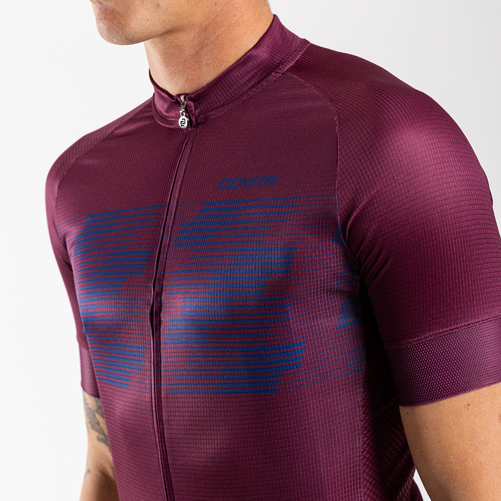 Men&#39;s Etape Sport Fit Jersey (Rhubarb)