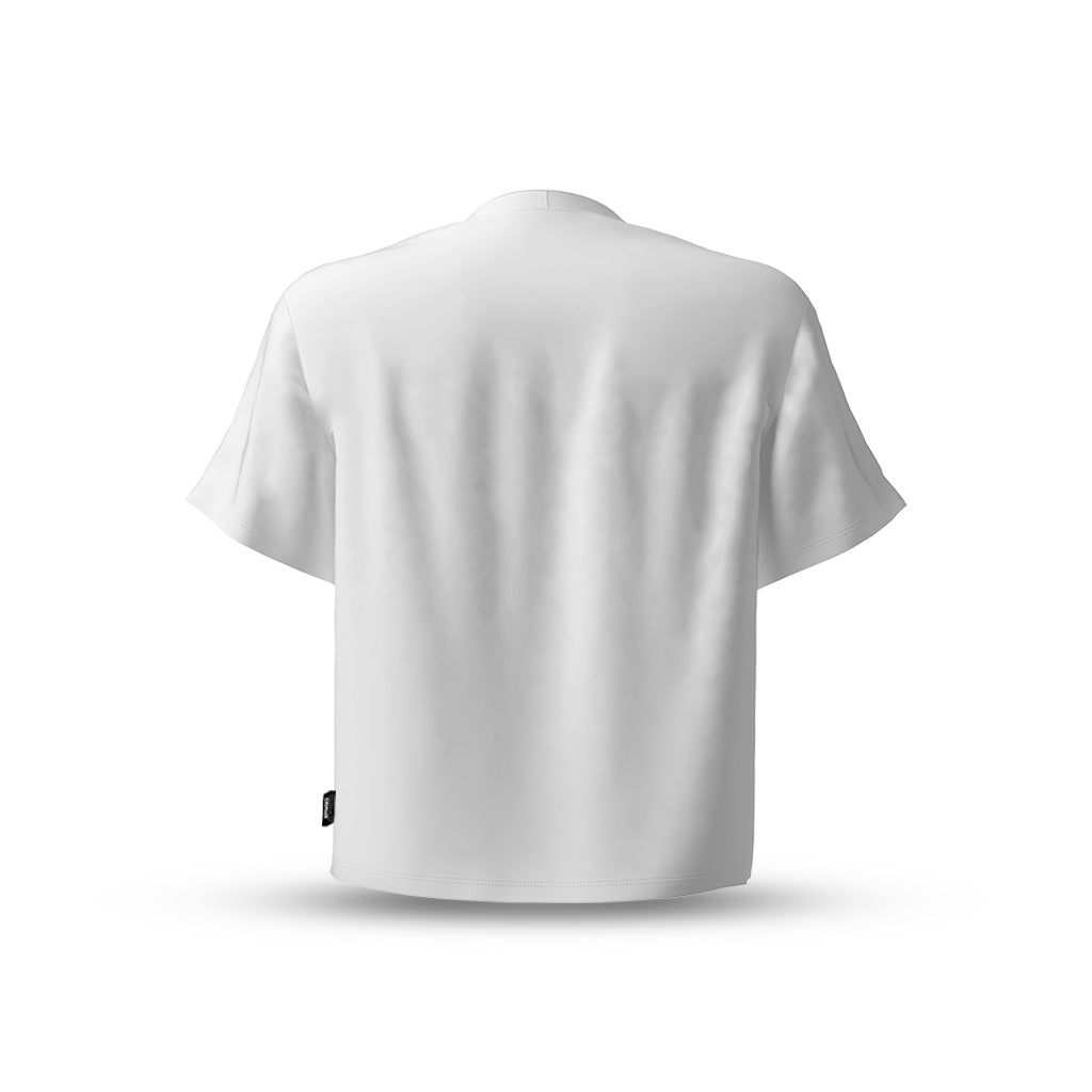 Women&#39;s Boxy Casual T Shirt (White)