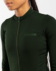 Women's Long Sleeve Thermal Jersey (Pine)