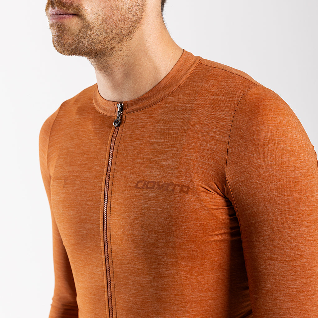 Men&#39;s Librio Long Sleeve Race Fit Jersey (Sandstone)