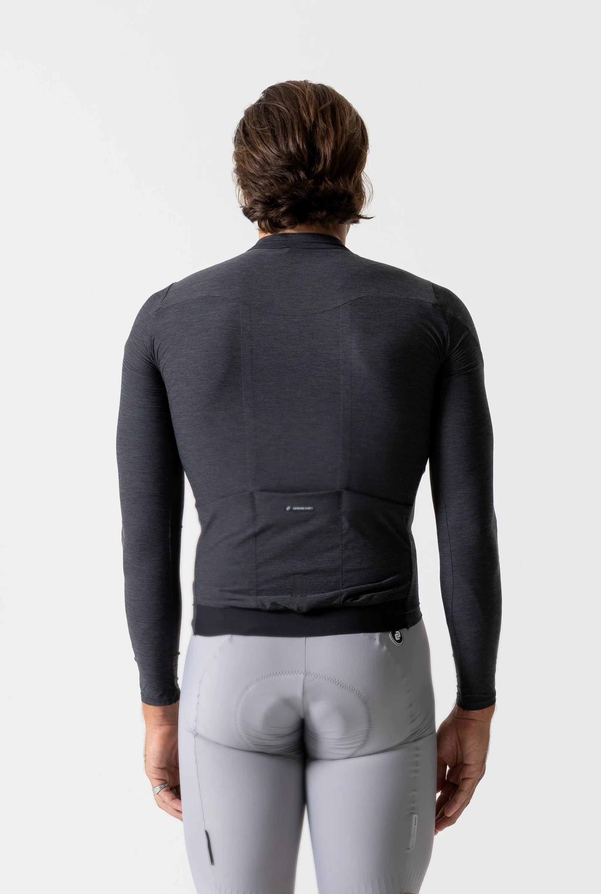 Men's Librio Long Sleeve Race Fit Jersey (Charcoal)