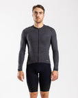 Men's Librio Long Sleeve Race Fit Jersey (Charcoal)