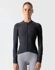 Women's Librio Long Sleeve Race Fit Jersey (Charcoal)