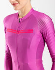 Women's Faro Long Sleeve Race Fit 2.0 Jersey (Magenta)