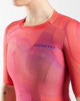 Women's Aeolis Zipperless Pro Fit Jersey (Coral Swirl)