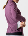 Women's Strada Lightweight Road Jacket (Plum)