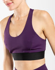 Women's Librio Adjustable Sports Bra (Plum)