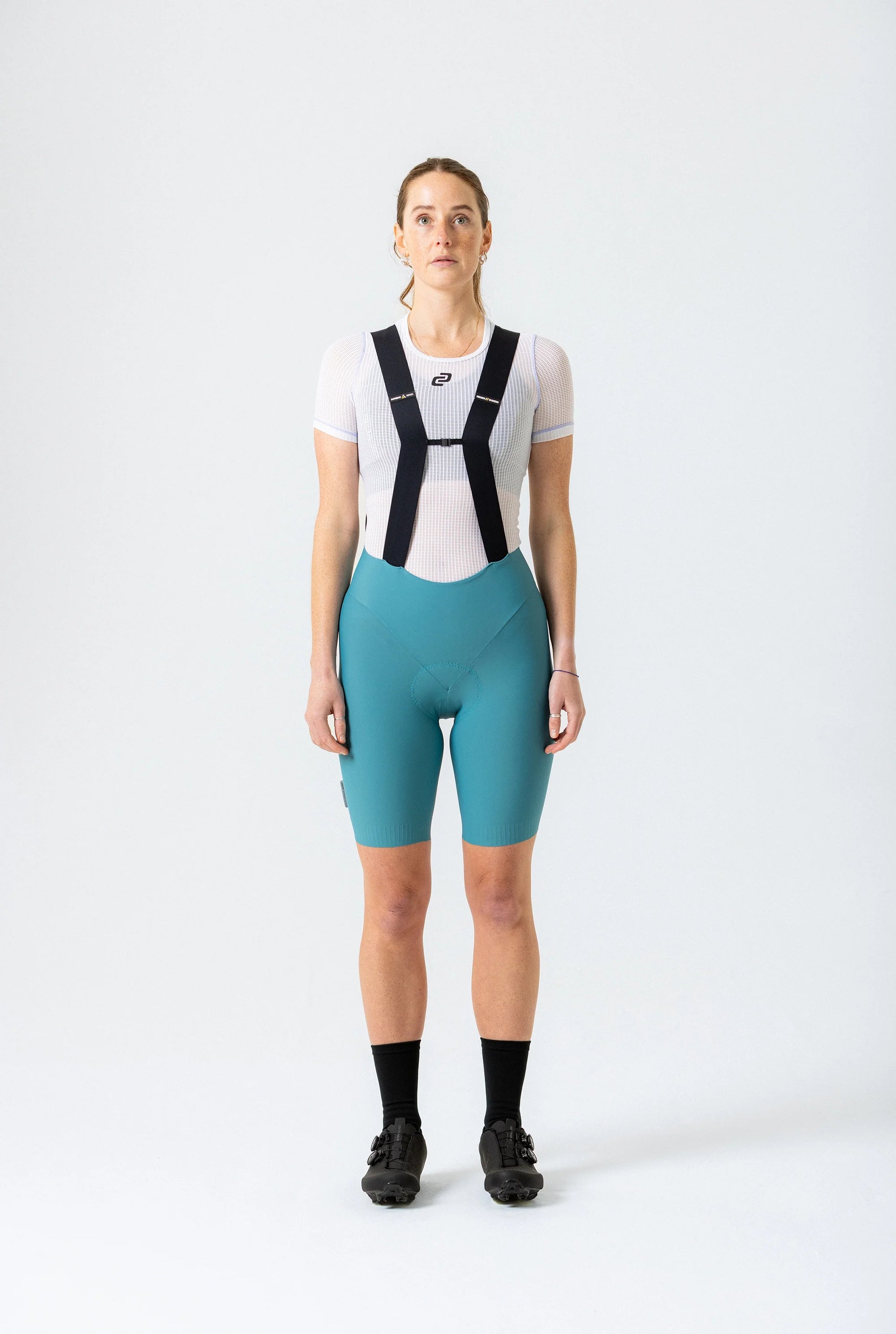 Women's Supremo Pace Bib Shorts 2.0 (Dark Teal)
