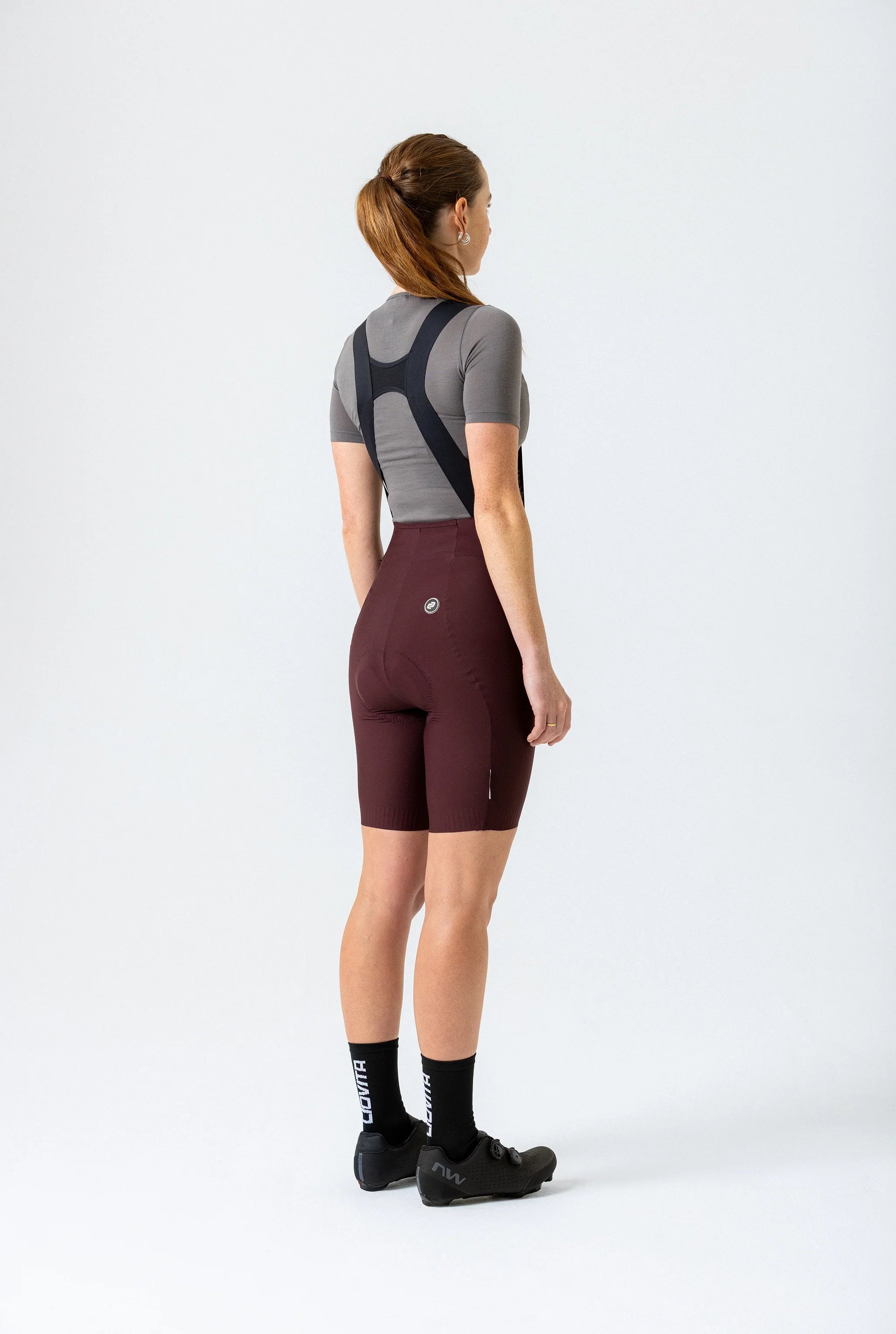 Women's Supremo Pace Bib Shorts 2.0 (Coffee)