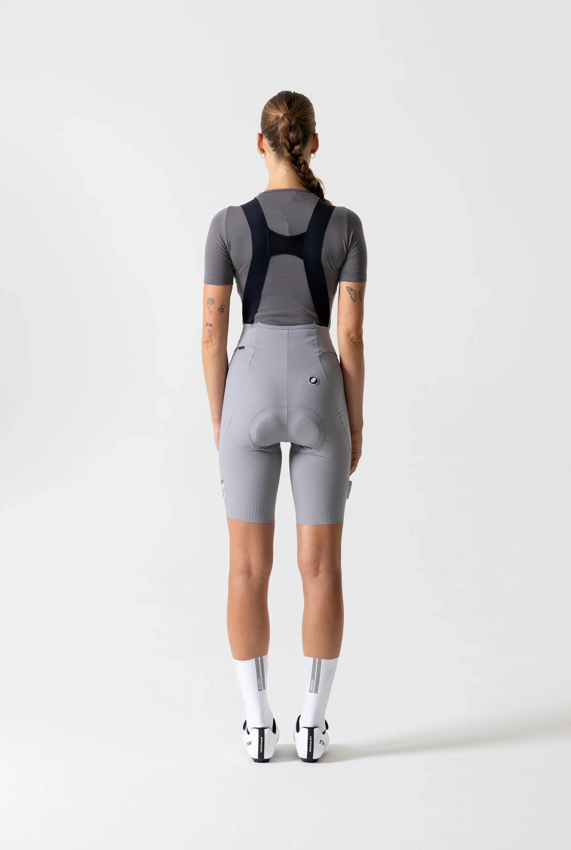 Women's Supremo Pace Bib Shorts 2.0 (Grey)