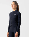 Women's Long Sleeve Thermal Jersey (Black)