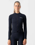 Women's Long Sleeve Thermal Jersey (Black)