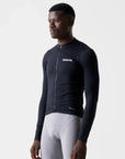 Men's Long Sleeve Thermal Jersey (Black)