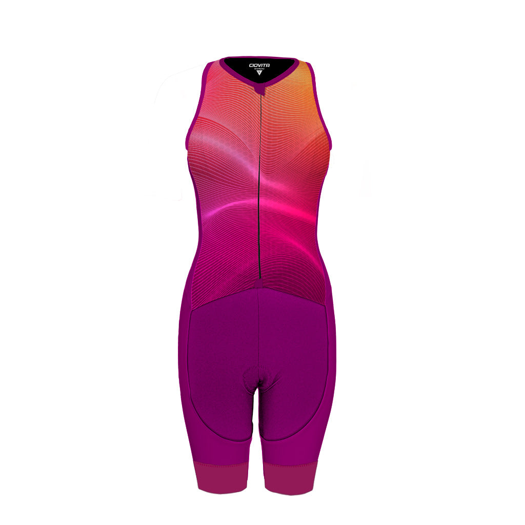 Women&#39;s Motion Sleeveless Tri Suit (Magenta)