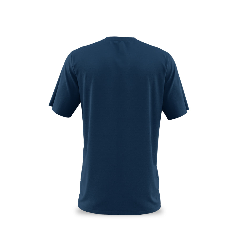 Men&#39;s Adventure Cotton T Shirt (Blue)