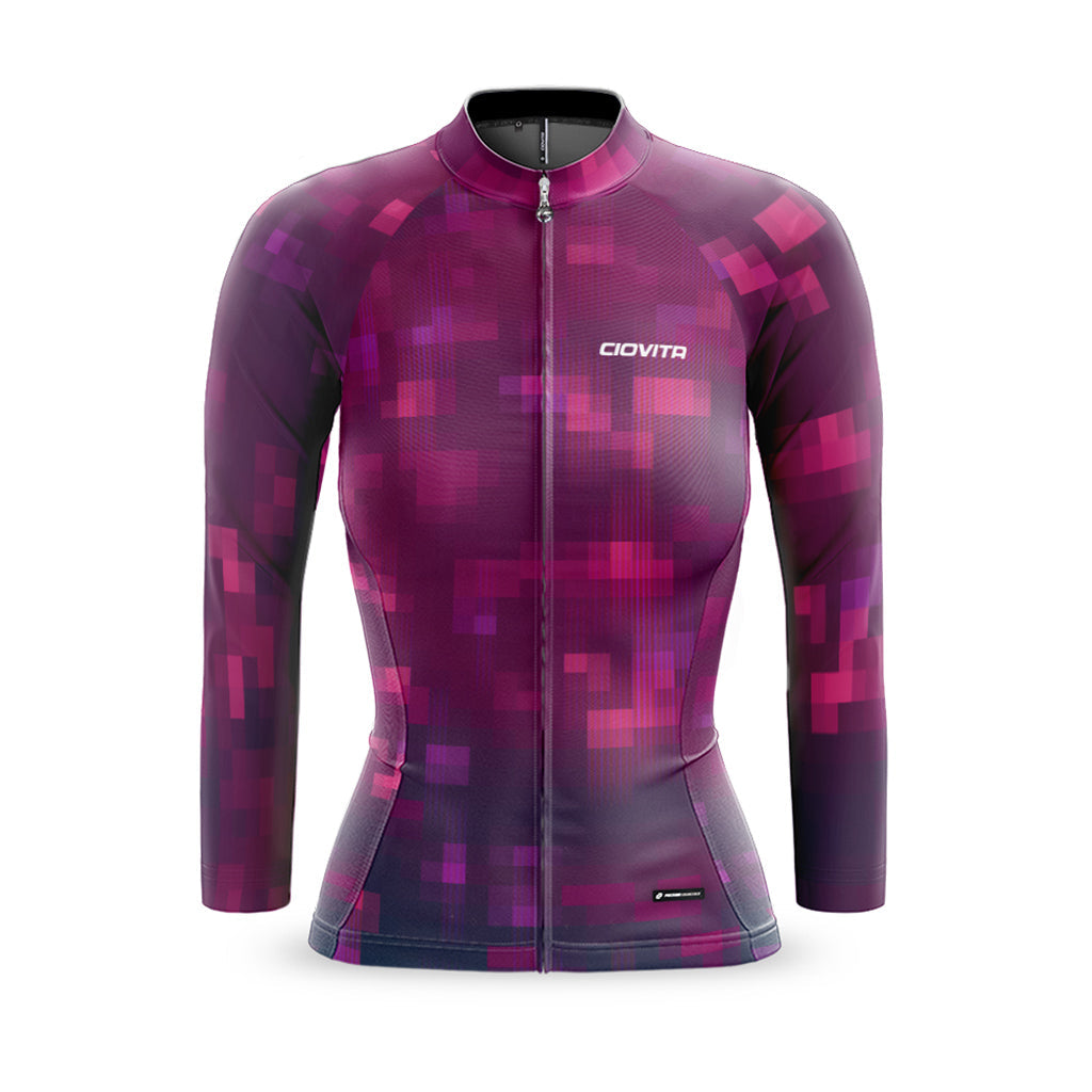 Women&#39;s Pixel Long Sleeve Sport Fit Jersey