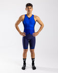 Men's Blue Motion Sleeveless Tri Suit
