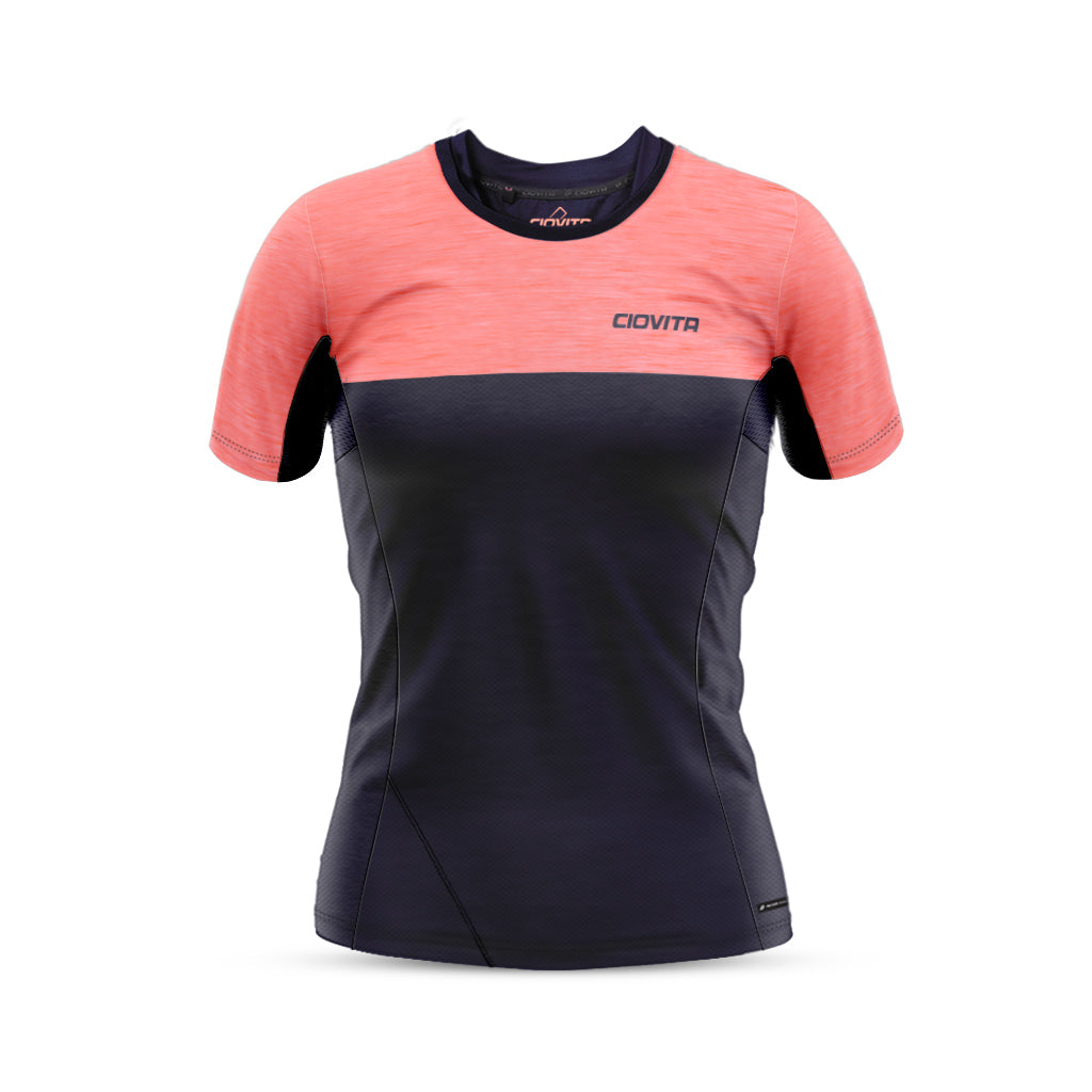 Women&#39;s Opera Short Sleeve Trail Tee (Coral)