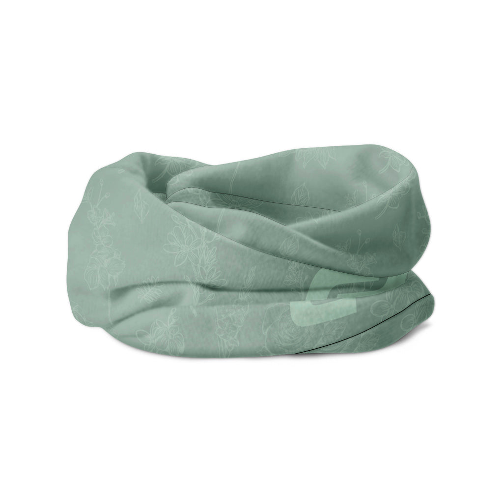 light green headscarf for cycling