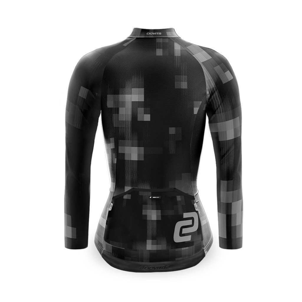 Women&#39;s Pixel Long Sleeve Sport Fit Jersey (Black)