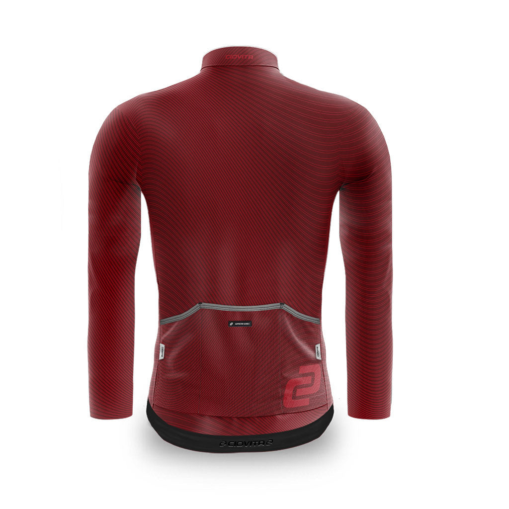 Men&#39;s Motion Long Sleeve Flyweight Jersey (Bloodstone)