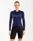 Women's Faro Long Sleeve Jersey (Navy)