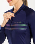 Women's Faro Long Sleeve Jersey (Navy)