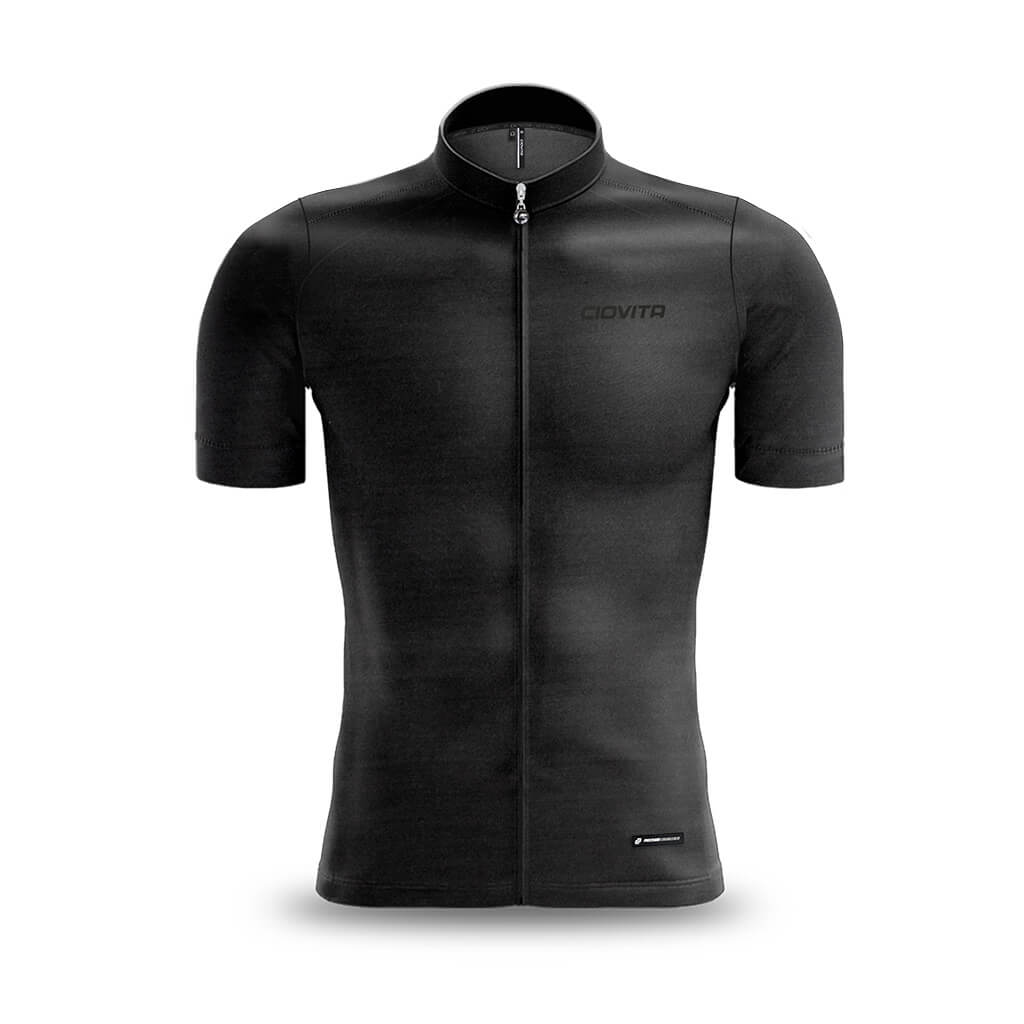 Men&#39;s Pecora Merino Cycling Jersey (Charcoal)