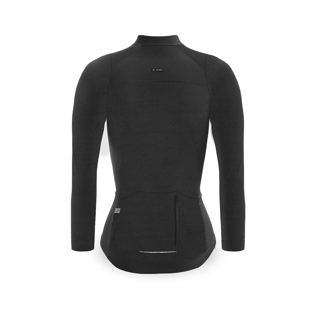 Women&#39;s Pecora Long Sleeve Merino Jersey (Charcoal)