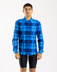 Men's Long Sleeve Adventure Shirt (Cyan)