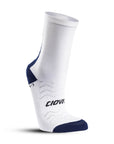 High Top Socks (White and Navy)
