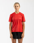 Women's Short Sleeve Tech Tee (Red)