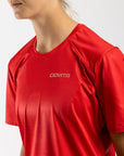 Women's Short Sleeve Tech Tee (Red)