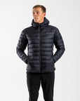 Men's Hooded Puffer Jacket (Black)