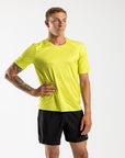 Men's Short Sleeve Tech Tee (Cyber Lime)