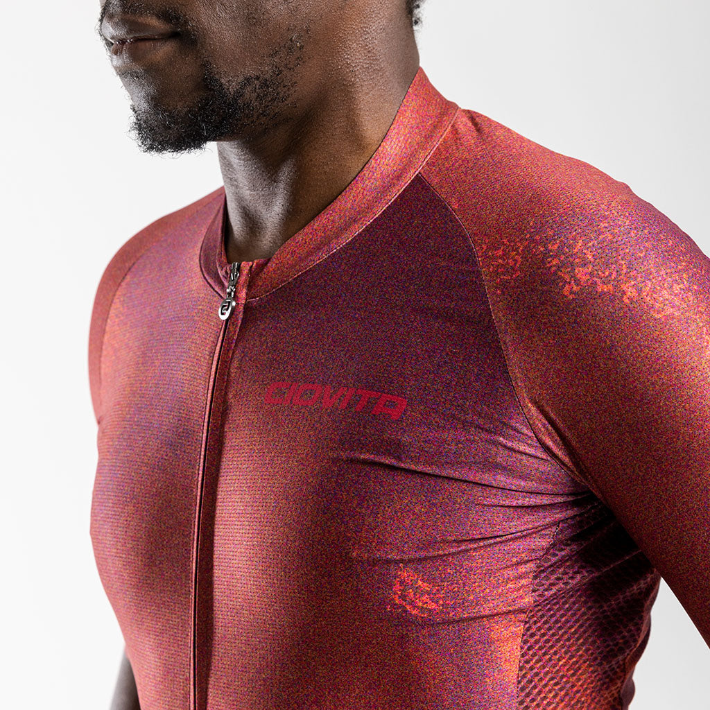 Men&#39;s Citta Corsa Race Fit 2.0 Jersey (Maroon)