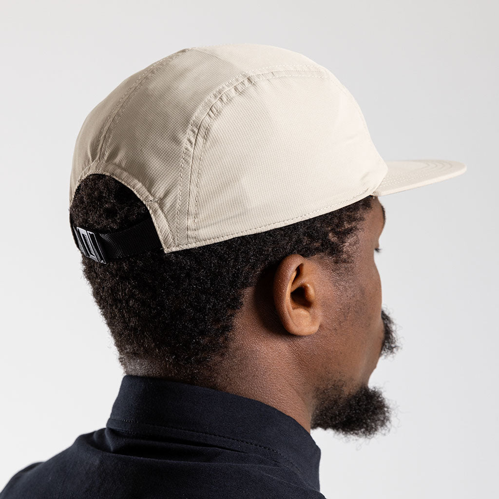 Flat Peak Strap-back Cap (Sand)