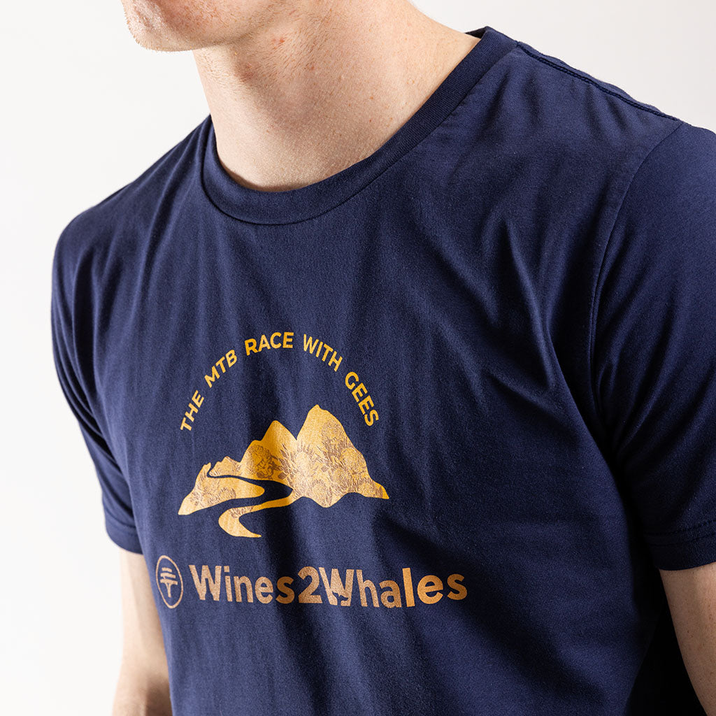 Men&#39;s FNB Wines2Whales 2023 T Shirt (Navy)