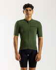 Men's Pecora Merino Cycling Jersey (Olive)