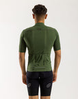 Men's Pecora Merino Cycling Jersey (Olive)