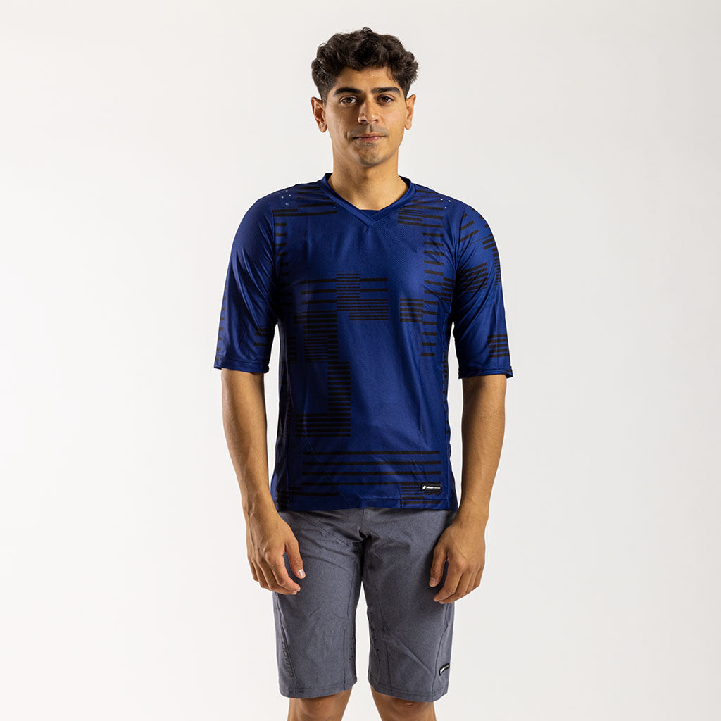 Men&#39;s Strisce Short Sleeve Trail Tee