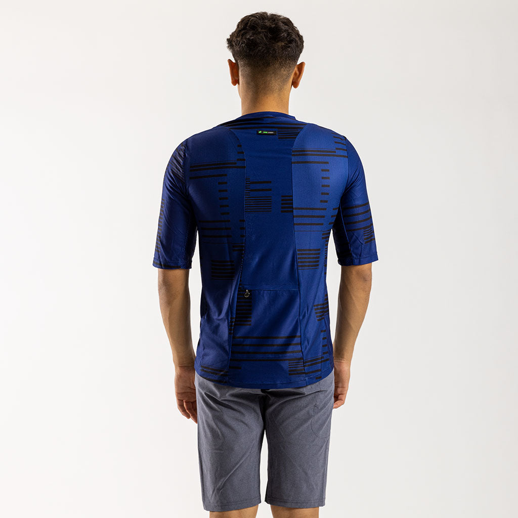 Men&#39;s Strisce Short Sleeve Trail Tee