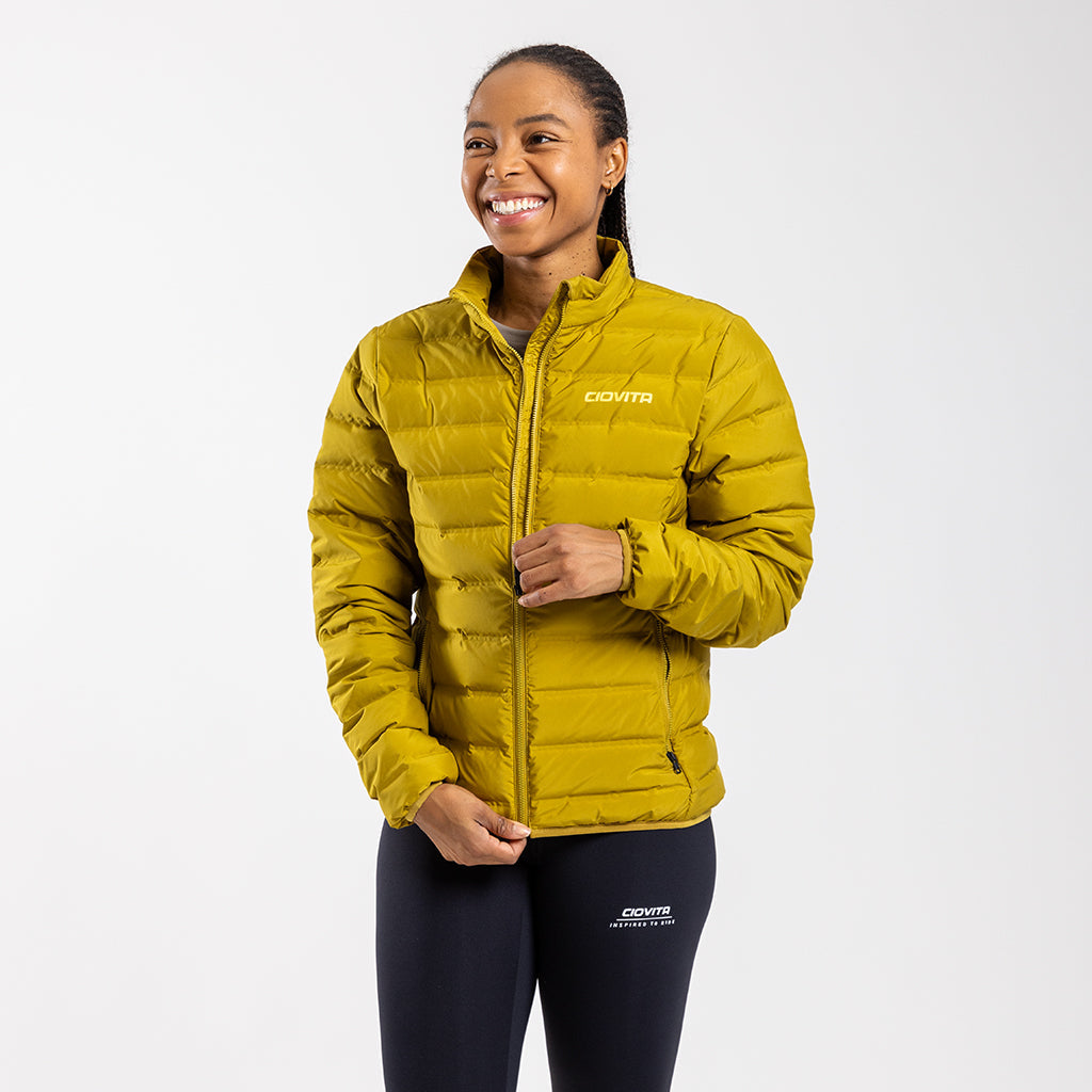 Women&#39;s Down Puffer Jacket (Mustard)