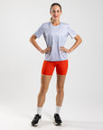 Women's 6 Inch Training Tights (Flame)