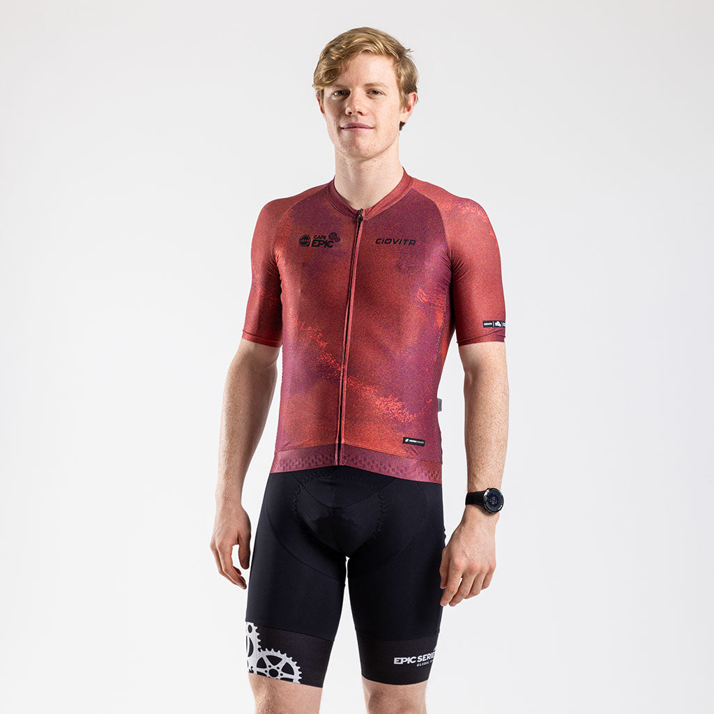 Men&#39;s Absa Cape Epic 2024 Citta Race Fit Jersey (Maroon)