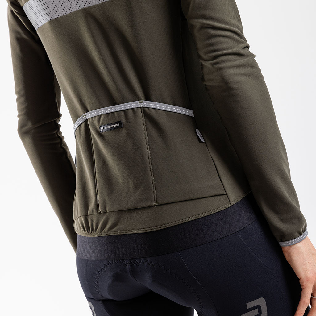 Women&#39;s Faro Cycling Jacket (Olive)